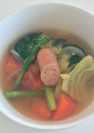 簡単1０分♬体喜ぶ♬美容野菜ポトフ-レシピのメイン写真
