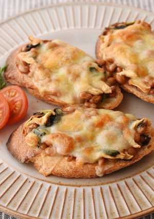 納豆チーズトースト-レシピのメイン写真