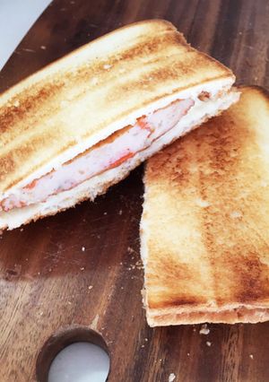 チーズさつま揚げホットサンド-レシピのメイン写真