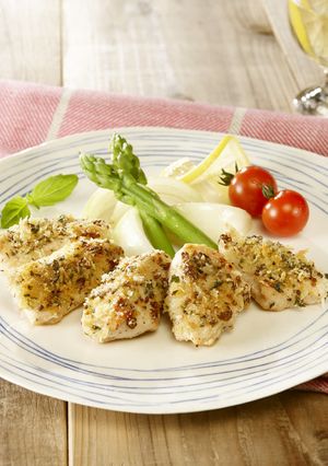 お手軽♪鶏むね肉の香草パン粉焼き-レシピのメイン写真