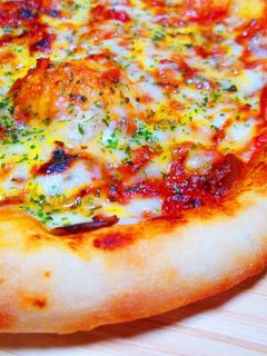 もちもち手ごねピザ生地-レシピのメイン写真
