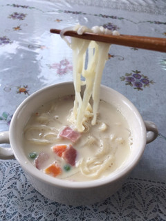 あったか大根麺の豆乳スープ-レシピのメイン写真
