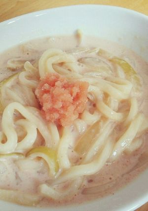 明太クリームうどん-レシピのメイン写真