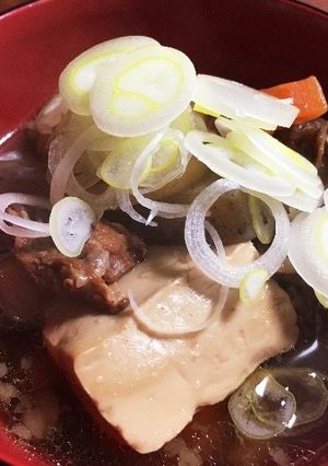 トロトロ！牛すじ肉の煮込み 肉豆腐風-レシピのメイン写真