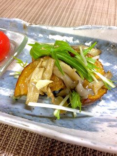 かぼちゃとキノコのおかずマリネ-レシピのメイン写真