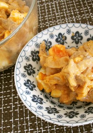 豚肉とゆで卵の和え炒め-レシピのメイン写真