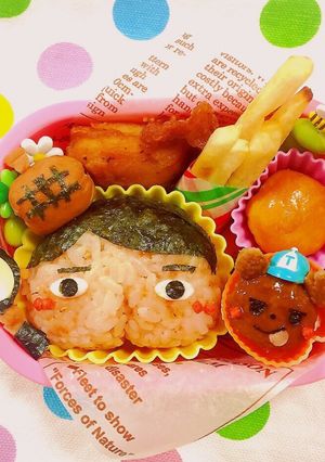 絵本 おしりたんてい キャラ弁-レシピのメイン写真