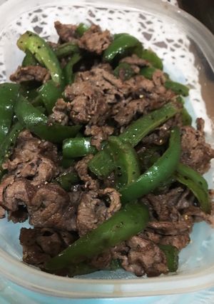 牛肉ピーマン炒め-レシピのメイン写真
