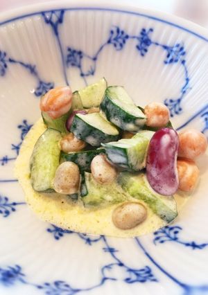 お豆とキュウリのサラダ-レシピのメイン写真
