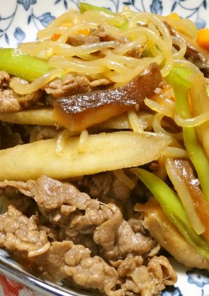 ご飯にはコレ！とても美味しい肉ゴボウ-レシピのメイン写真