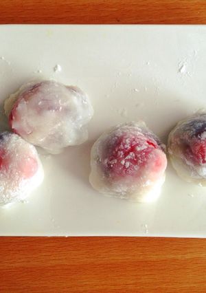 親子で簡単！レンジでチンして苺大福-レシピのメイン写真