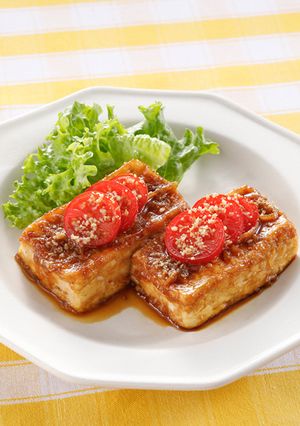 旦那さんも大満足の甘辛豆腐のステーキ-レシピのメイン写真