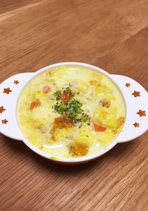 離乳食 パンでグラタン風 〜中期、後期〜-レシピのメイン写真