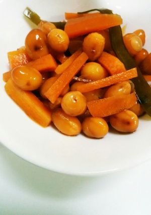 大豆を簡単においしく♪ポン酢で酢豆。-レシピのメイン写真