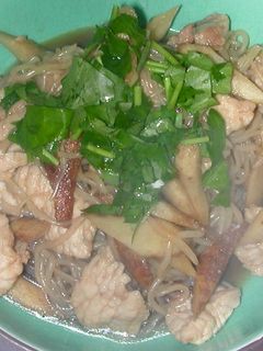 豚&ごぼう&しらたき煮-レシピのメイン写真