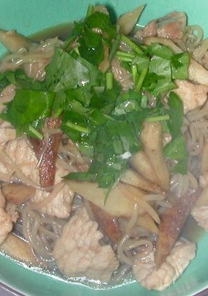 豚＆ごぼう＆しらたき煮-レシピのメイン写真