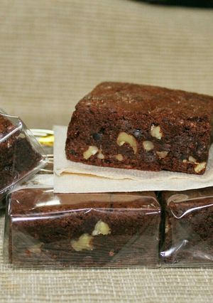 クルミとチョコチップのブラウニー-レシピのメイン写真