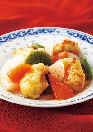 介護食 豚肉と彩り野菜のチリソース炒め-レシピのメイン写真