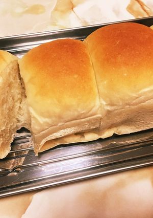 パウンド型☆ふわふわミニ食パン☆-レシピのメイン写真
