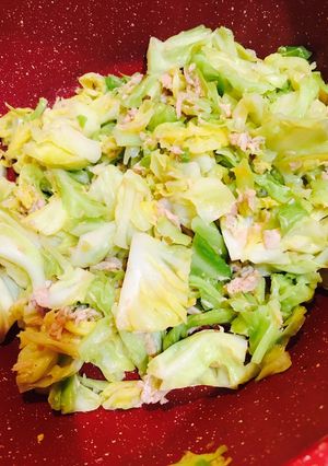 ご飯が進むキャベツとツナ炒め♪弁当にも♪-レシピのメイン写真