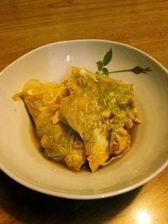 白菜とシーチキンの卵とじ-レシピのメイン写真