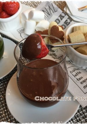 バレンタイン♡チョコレートフォンデュ♡-レシピのメイン写真