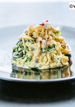 veganクリーム風スパゲッティ-レシピのメイン写真
