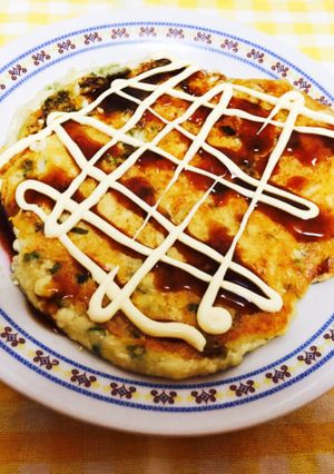 卵不要！豆腐で作るヘルシーお好み焼き☆-レシピのメイン写真