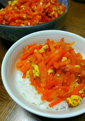 ご飯に合う人参しりしり-レシピのメイン写真