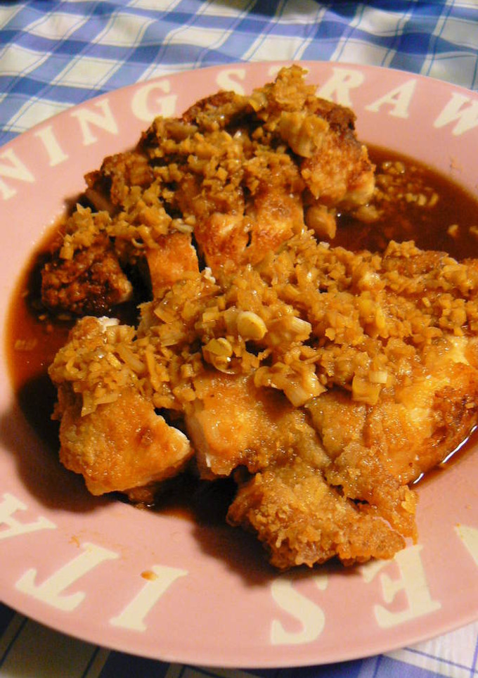 揚げ鶏肉のネギしょうが醤油かけ-レシピのメイン写真