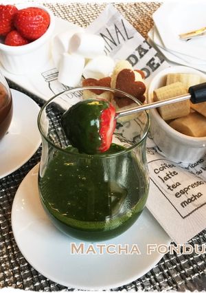 バレンタイン♡抹茶フォンデュ♡-レシピのメイン写真