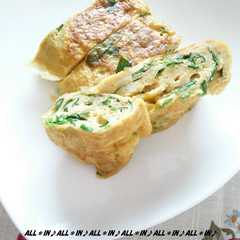 รูปของ 栄養たっぷり♡にら卵焼き