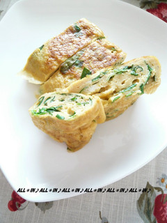 栄養たっぷり♡にら卵焼き-レシピのメイン写真