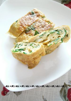 栄養たっぷり♡にら卵焼き-レシピのメイン写真