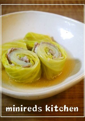 豚肉とキャベツの和風ロール煮-レシピのメイン写真