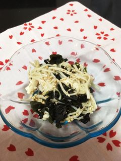 えのきとわかめの簡単和え物☆-レシピのメイン写真