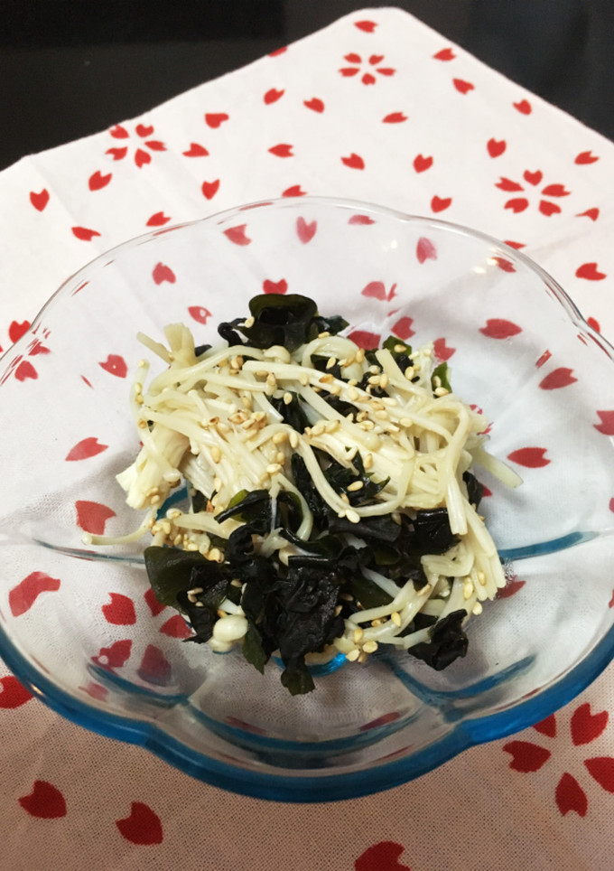 えのきとわかめの簡単和え物☆-レシピのメイン写真
