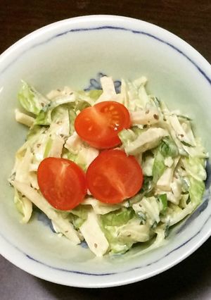 簡単シャキシャキ蓮根サラダ-レシピのメイン写真