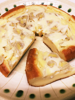 *バナナのベイクドチーズケーキ*-レシピのメイン写真