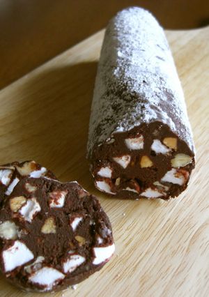 バレンタイン　チョコサラミ-レシピのメイン写真