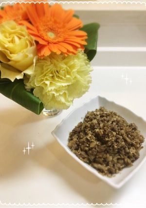 牛肉とゴボウのそぼろ♡-レシピのメイン写真