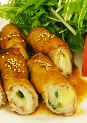 甘辛だれ！チーズin竹輪の豚肉巻き-レシピのメイン写真