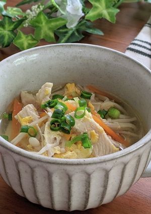 【美腸ごはん】塩麹チキンスープ-レシピのメイン写真