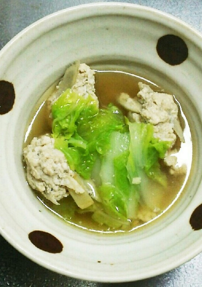 簡単☆白菜と鶏ごぼうのスープ-レシピのメイン写真