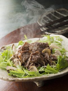 冬野菜と牛肉のホットサラダ-レシピのメイン写真