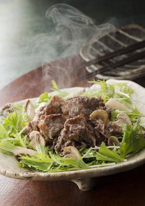 冬野菜と牛肉のホットサラダ-レシピのメイン写真