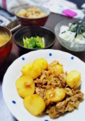 新じゃがと豚バラのバター醤油炒め♪-レシピのメイン写真