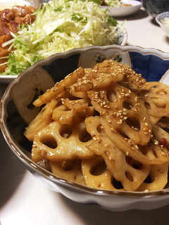 シャキシャキやみつき♡れんこんきんぴら!-レシピのメイン写真