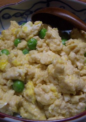 シンプル　お豆腐だけの炒り豆腐-レシピのメイン写真