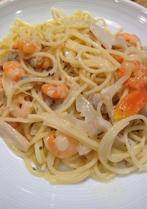 クリーミーシーフードワンポットパスタ-レシピのメイン写真